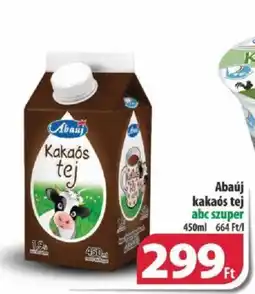 Coop Abaúj kakaós tej abc szuper 450ml ajánlat