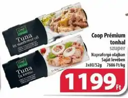 Coop Prémium tonhal 3x80/52g