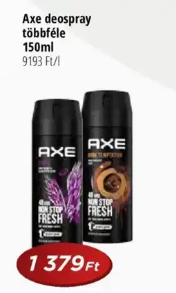 Real Axe deospray többféle 150ml ajánlat