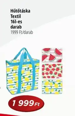 Hűtőtáska Textil 161-es darab