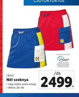 Lidl CRIVIT Női szoknya 1db ajánlat