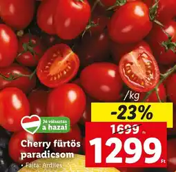 Lidl Cherry fürtös paradicsom 1kg ajánlat