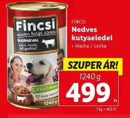 Lidl Nedves kutyaeledel 1240g ajánlat