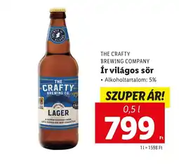 Lidl Ír világos sör 0,5l ajánlat