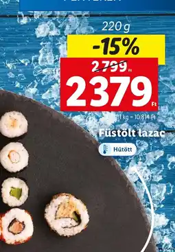 Lidl Füstölt lazac 220g ajánlat