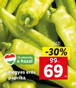 Lidl Hegyes erős paprika ajánlat