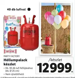 Lidl Héliumpalack készlet ajánlat