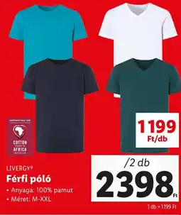 Lidl Férfi póló ajánlat