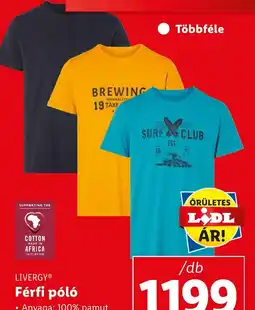Lidl Férfi póló ajánlat
