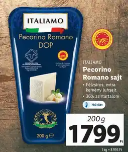 Lidl Pecorino Romano sajt 200g ajánlat