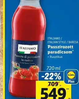 Lidl Passzírozott paradicsom 720ml ajánlat