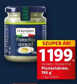Lidl Pisztáciakrém 190g ajánlat