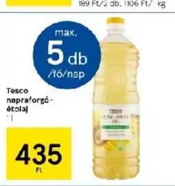 Tesco Tesco napraforgó- étolaj 1l ajánlat