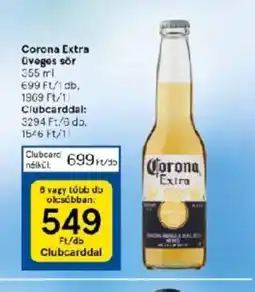 Tesco Corona Extra Üveges sör 355 ml ajánlat