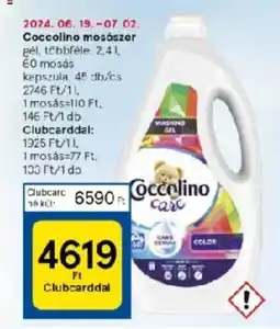 Tesco Coccolino mosószer 2,4l ajánlat