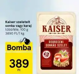 Tesco Kaiser szeletelt sonka vagy karaj 100 g ajánlat