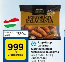 Ripp-Ropp Gourmet gyorsfagyasztott hortobágyi palacsinta 625 g