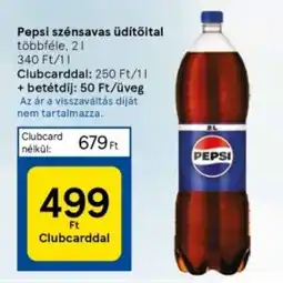 Tesco Pepsi szénsavas üdítőital 2l ajánlat