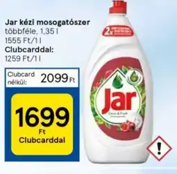 Tesco Jar kézi mosogatószer 1,35l ajánlat