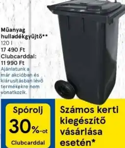 Tesco Műanyag hulladékgyűjtő ajánlat