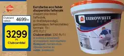 Tesco Eurofarbe eco fehér diszperziós falfesték ajánlat