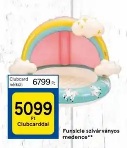 Tesco Funsicle szivárványos medence ajánlat