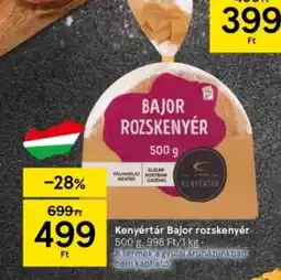 Kenyértár Bajor rozskenyér 500 g