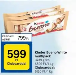 Tesco Kinder Bueno White multipack 3x39g ajánlat