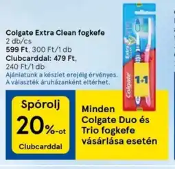 Tesco Colgate Extra Clean fogkefe ajánlat