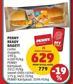 PENNY PENNY READY BAGETT 190g ajánlat