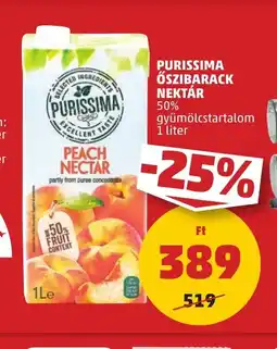 PENNY PURISSIMA ŐSZIBARACK NEKTÁR 1l ajánlat