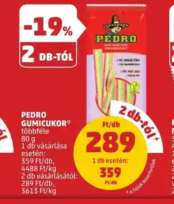 PENNY PEDRO GUMICUKOR 80g ajánlat