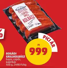 PENNY BOGÁDI GRILLKOLBÁSZ 400g ajánlat