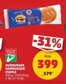 PENNY HUNBURGER HAMBURGER ZSEMLE 300g ajánlat