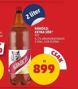 PENNY RÁKÓCZI EXTRA SÖR 2l ajánlat