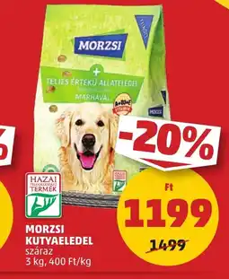 PENNY MORZSI KUTYAELEDEL 3kg ajánlat