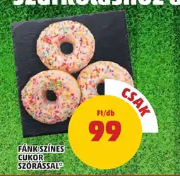 PENNY FÁNK SZÍNES CUKOR SZÓRÁSSAL 1db ajánlat