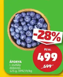 PENNY ÁFONYA 125g ajánlat