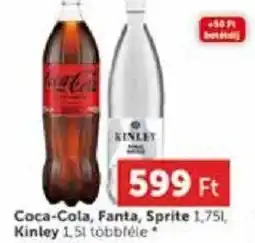 PRIVÁT Coca-Cola, Fanta, Sprite 1,75l ajánlat