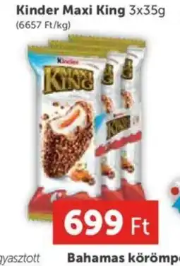 PRIVÁT Kinder Maxi King 3x35g ajánlat