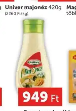 PRIVÁT Univer majonéz 420g ajánlat