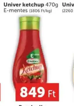 PRIVÁT Univer ketchup 470g ajánlat
