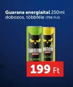 PRIVÁT Guarana energiaital 250ml ajánlat