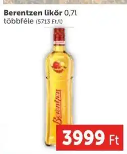 Berentzen likőr 0,7l