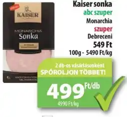 Coop Kaiser sonka 100g ajánlat