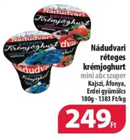 Coop Nádudvari réteges krémjoghurt 180g ajánlat