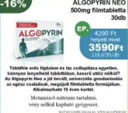 ALGOPYRIN NEO 500mg filmtabletta