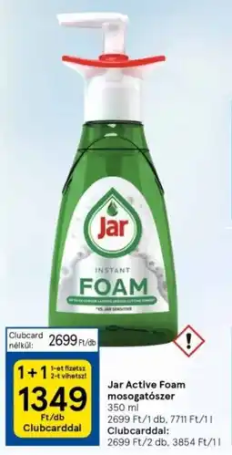 Tesco Jar Active Foam mosogatószer 350ml ajánlat
