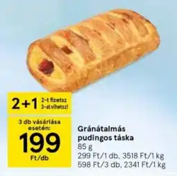 Tesco Gránátalmás pudingos táska 85g ajánlat