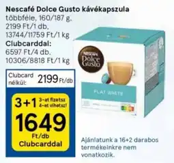 Tesco Nescafé Dolce Gusto kávékapszula 160/187g ajánlat